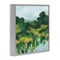 Stupell Industries Abstract Lush Green Landscape Framed Giclee Wall Art Design by June Erica Vess